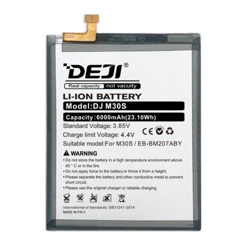 Акумулятор DEJI EB-BM207ABY для Samsung Galaxy M30s SM-M307F/DS — батарея 6000 mAh (Original)