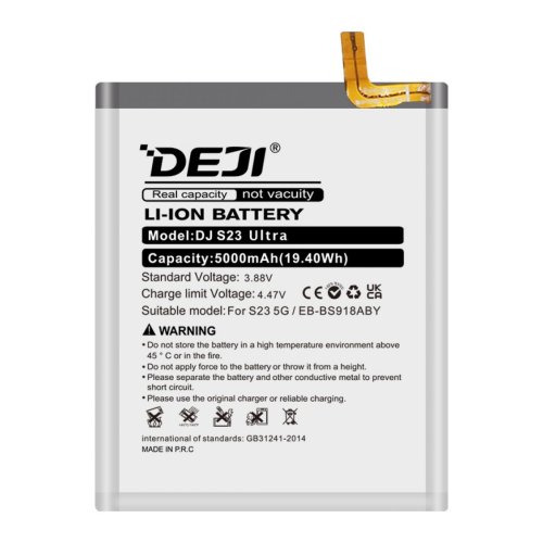 Акумуляторна батарея Samsung EB-BS918ABY (DEJI) для Galaxy S23 Ultra SM-S918, 5000 mAh