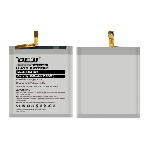 Акумуляторна батарея Samsung EB-BS931ABY (DEJI) для Galaxy S25 SM-S931 — 4000 mAh Original