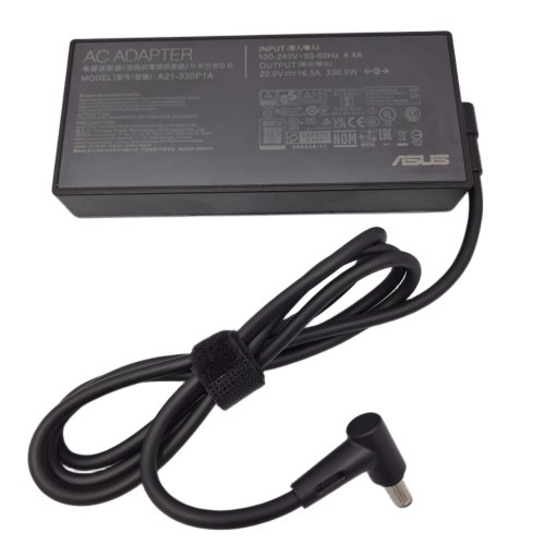 Блок живлення (адаптер) для ноутбуків ASUS — 20V 16.5A 330W, штекер 6.0×3.7, модель A22-330P1A, без кабелю, Original