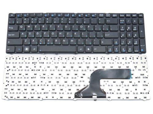 Клавіатура для ноутбуків ASUS K52/A52/X52/K53/A53/A72/K72/K73/G60/G51/G53/G73/UL50/F70 — чорна, розкладка RU