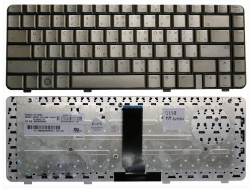 Клавіатура для ноутбуків HP DV3000, DV3500, DV3600, DV3700, DV3510, DV3888 та Compaq Presario V3000, V3100 — RU Brown, Original