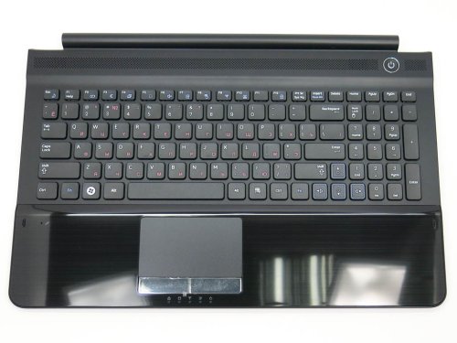 Клавіатура для Samsung RC510, RC520 (BA75-03029C), чорна RU — комплект з верхньою кришкою, динаміками та тачпадом Original