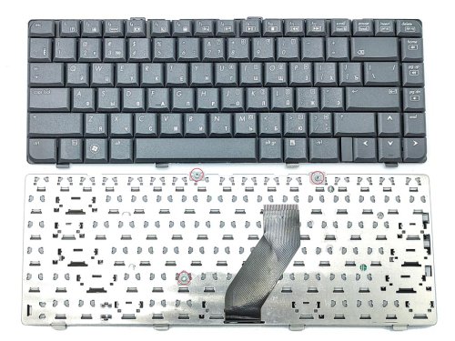 Клавіатура для ноутбуків HP DV6000, V6100, DV6200, DV6300, DV6400, DV6500, DV6600, DV6700, DV6800 — чорна (RU), Original