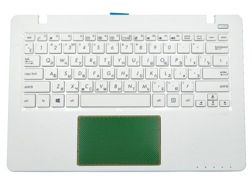 Клавіатура для ноутбуків ASUS F200 / R202 / X200 / X200MA, RU White, з кришкою — Original