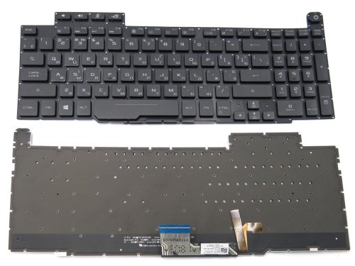 Клавіатура з підсвіткою для ASUS GM501, GM501G, GM501GM, GM501GS, GU501G, GU501GM, GU501GS — RU Black (чорна) Original