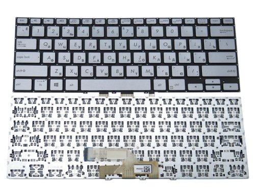 Клавіатура для ноутбука ASUS ZenBook UX462, UX462DA — срібляста (RU) Original