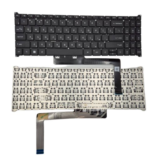 Клавіатура для ноутбуків ACER Aspire A315-59, A315-59G, A515-57, A515-57G, A715-51G, A715-76 — чорна RU, без рамки