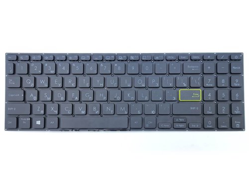 Клавіатура для ноутбуків ASUS X513, X513E, X513EA, X513EP, X513EQ, X513IA, X513UA, F513, S533EA, S533FA, M513, M513I, M513U, M513UA, K513, K513E, M5600, S5600 — RU Black, з підсвіткою