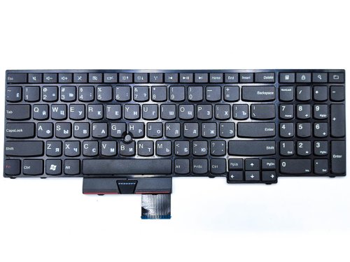 Клавіатура для ноутбука Lenovo ThinkPad E530 / E530C / E535 / E545, чорна (RU)