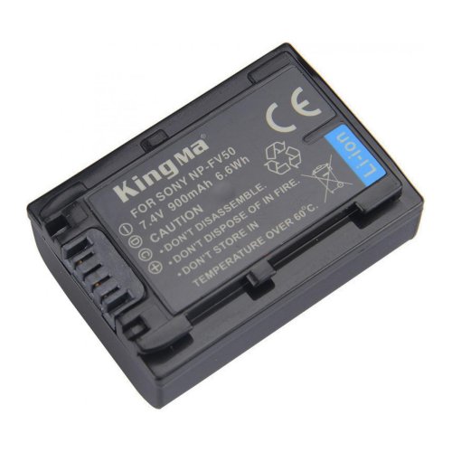 Акумулятор Sony NP-FV50 KingMa 650mAh для HDR-CX/HC/SR, DCR-SX/UX, HXR-MC (Original)
