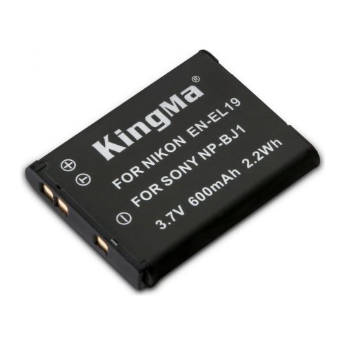 Акумулятор KingMa EN-EL19 600 mAh для Nikon Coolpix S2500/S2600/S2700/S2800/S2900/S3100/S3300/S3500 (98)