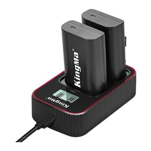 Набір KingMa DMW-BLJ31: 2 акум + ЗП на 2, для Panasonic DC-S1/S1R/S1H (3-Pack)