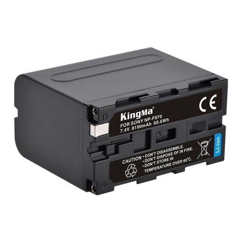 Акумулятор KingMa NP-F970 8190mAh для Sony F770/F960/F930/F950/F570/F550/F750/F330 (заміна)