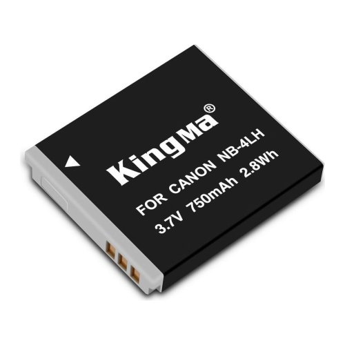 Акумулятор KingMa NB-4L для Canon PowerShot SD1000/IXUS 60/70/75/80 IS, 750 mAh