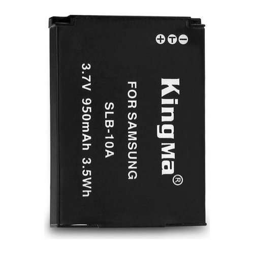 Акумулятор KingMa SLB-10A для Samsung 950 mAh (підходить: WB100, WB110, WB150F, WB250F)