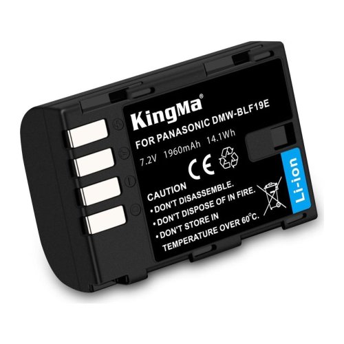 Акумулятор KingMa DMW-BLF19E 1960mAh для Panasonic GH3/GH4/GH5/G9, GX8, G80/G85/G90
