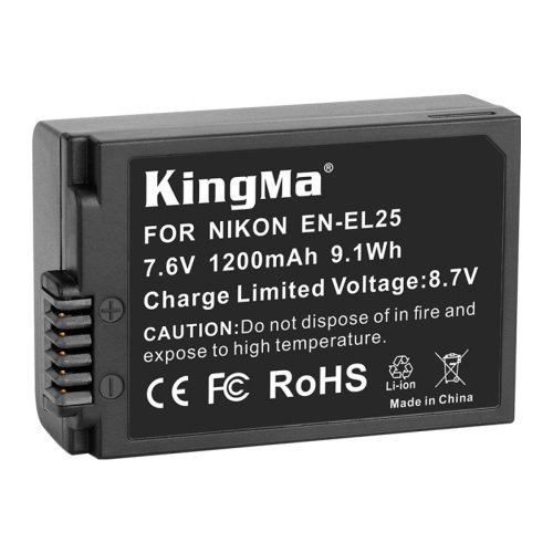 Акумулятор KingMa EN-EL25 для Nikon Z50/Zfc/Z30, 1200 mAh