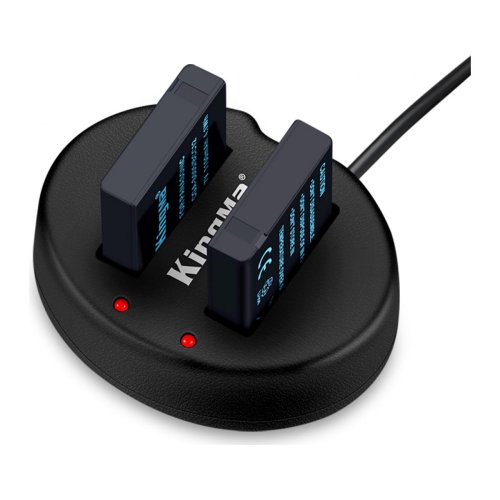 KingMa CGA-S005: 2 акумулятори + ЗП на 2 для Panasonic DMC-FX01/FX07/FX8/FX9/FX10/FX12