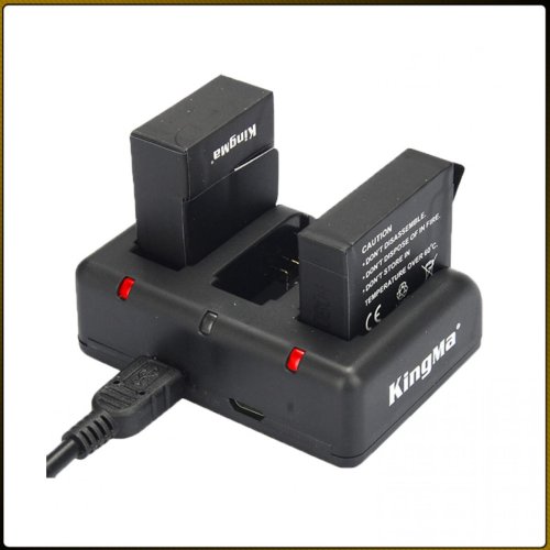 KingMa набір: 2 акум + ЗП на 2 для GoPro HERO4 Black/Silver (AHDBT-401)