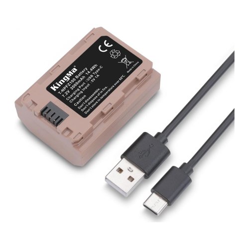 Акумулятор KingMa NP-FZ100 USB‑C 2000 мА·год для Sony A7 III/A7R III/A9/A6600/A7C
