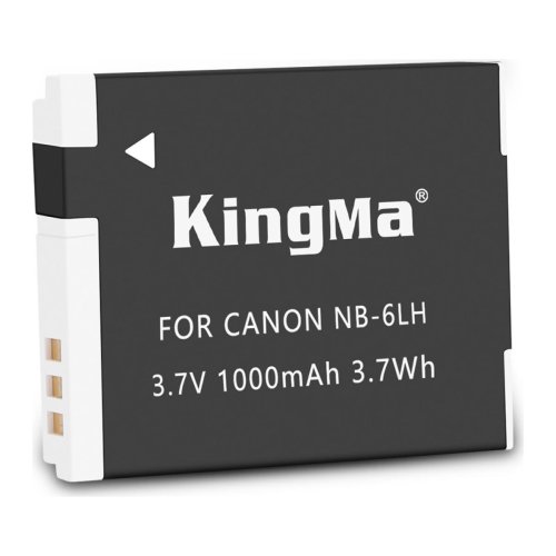 Акумулятор KingMa NB-6L 1100 mAh для Canon PowerShot SD770 IS/IXUS 85 IS/D10/S90/S95/SX240 HS/SX260 HS
