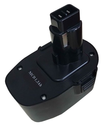 Акумулятор Ni‑Cd 14.4V 1.3Ah для шурупокрутів DeWalt DC9091/DC551KA, чорний