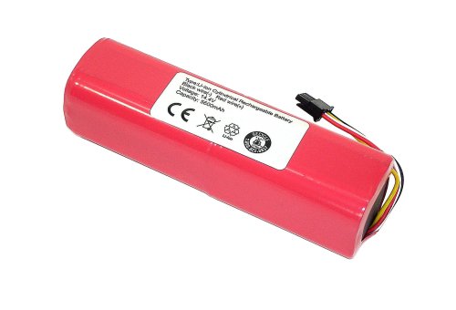 Акумулятор Li‑ion 14.8V 6000mAh для Xiaomi Mi Robot Vacuum SKV4022GL, червоний