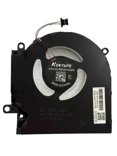 Вентилятор GPU 12V для ноутбука HP OMEN 15‑EK/15‑EN (TPN‑Q238/Q236)