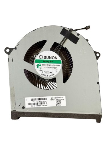 Вентилятор CPU для ноутбука HP OMEN 17-CB/17T-CB, товщина 15 мм