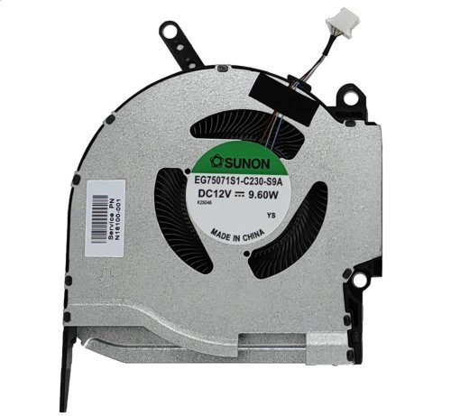 Вентилятор GPU 12V для ноутбука HP OMEN 16-K/16-N (TPN-Q280/Q281)