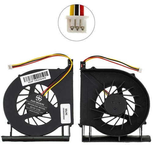 Кулер для ноутбука HP Compaq CQ61/CQ70/CQ71, Pavilion G61/G71 (DFB552005M30T, KSB06105HA)