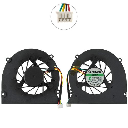 Кулер DELL XPS M1330 UDQF2HH01CAR DC5V 0.28A GC055510VH-A (для XPS M1330)