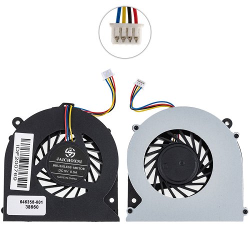 Кулер (вентилятор) HP ProBook 4330S/4331S/4430S/4431S/4435S/4436S, 4pin 646358-001