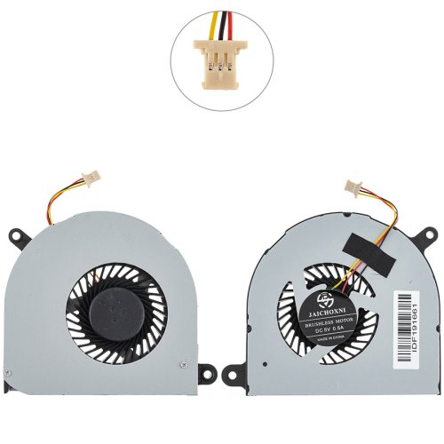 Кулер (вентилятор) для ноутбука Dell Inspiron 17R N7010, KSB0505HA-C, 0RKVVP/0F5GHJ/RKVVP