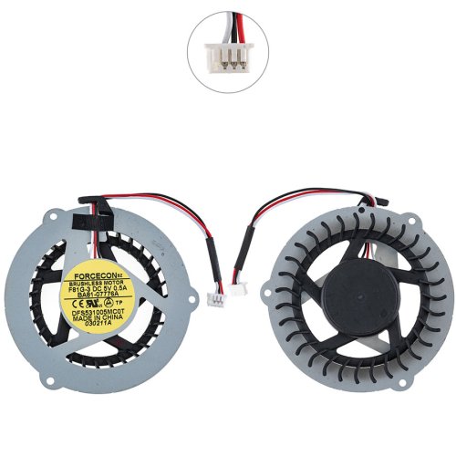 Вентилятор (кулер) для ноутбука Samsung R463/R467/R470 — сумісний із цими моделями