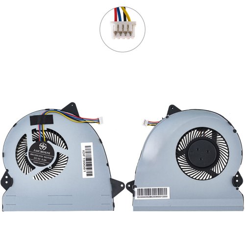 Кулер (вентилятор) для ноутбука ASUS GL552VW/GL552JX/GL552VX, 13NB07Z1P01011