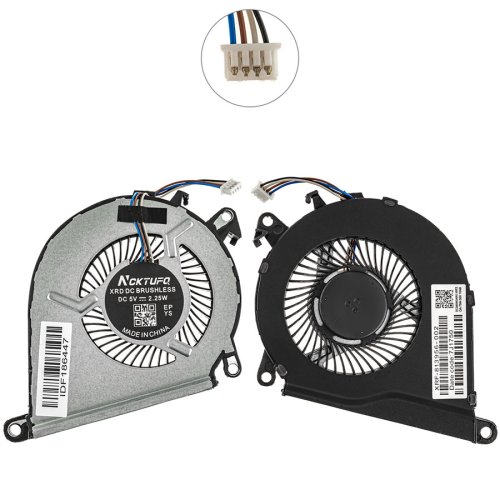 Вентилятор (кулер) 4pin 858970-001 для HP Pavilion 15-BC000/BC200, Omen 15-AX000/AX200