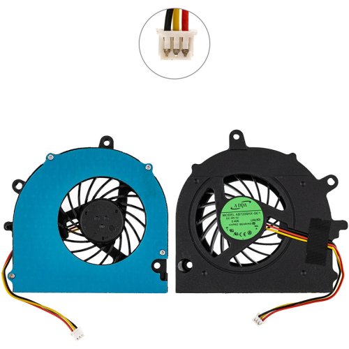 Вентилятор (кулер) для ноутбука Toshiba Satellite A500, версія 2, AB7005HX-SB3
