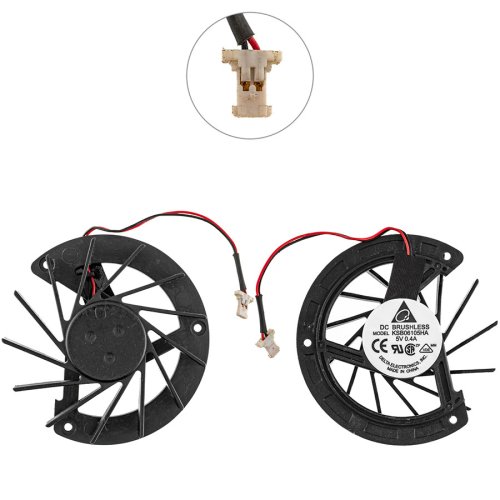 Вентилятор (кулер) HP Pavilion DV4-1000/DV4T/CQ40/CQ45/CQ41, DC 5V 0.4A 2pin KSB06105HA Original