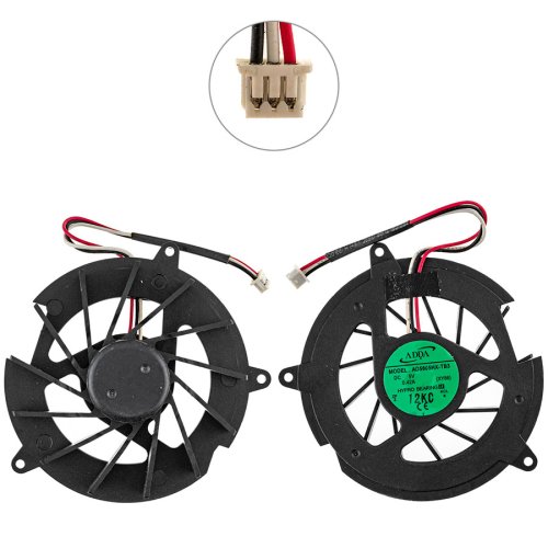 Вентилятор (кулер) HP Pavilion DV5000/DV5100/DV8000, Compaq C300/C500/V5000/B3800 5V 0.42A 3pin ADDA AD5805HX-TB3 Original