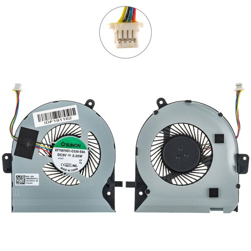 Вентилятор CPU для ноутбука ASUS GL502VM/FX502VE, товщина 10 мм Original