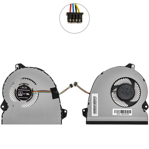 Вентилятор (кулер) для ASUS ROG GL553VD/GL553VE/GL553VW/GL753VD 13NB0DC0AP0301 Original