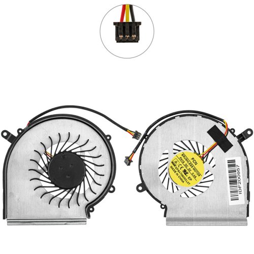 Вентилятор GPU для MSI GE62/GE72/GL62/GL72/GP62/GP72/PE60/PE70, 3pin AAVID PAAD06015SL Original