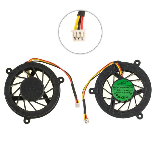 Вентилятор (кулер) для ноутбука Toshiba Satellite M300/M305D/M331-M338/L310, 5V 0.25A 3pin AD0605HX-TB3 Original