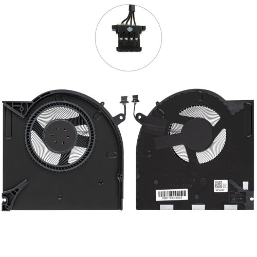 Вентилятори (лів+прав) для Dell Alienware 17 R3, 12V, H5TYJ/CNV63, кулер Original