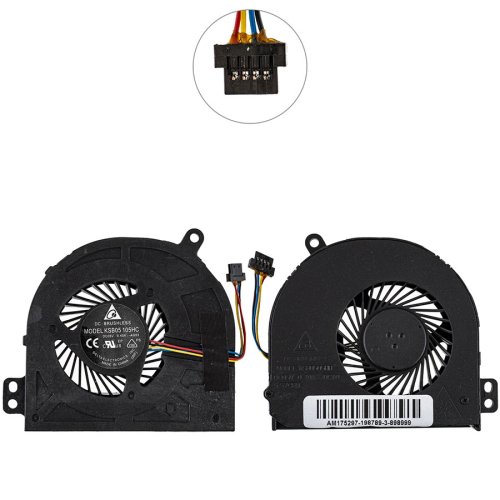 Кулер 4-pin для Dell Inspiron 3162, DC 5V 0.45A, KSB05105HC-AG53 Original