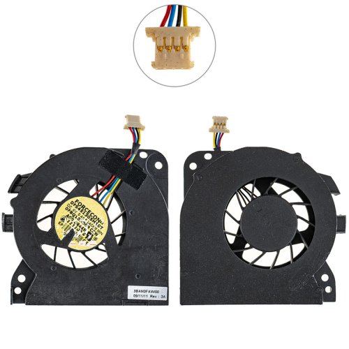 Кулер вентилятор для ноутбука Dell Vostro 1220, 5V 0.4A, 4pin, DFS451305MCOT Original