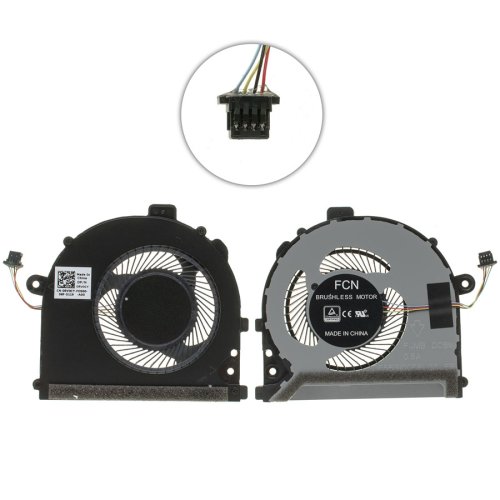 Вентилятор (кулер) для ноутбука Dell Vostro 13 5370, P/N 0RV0CY Original