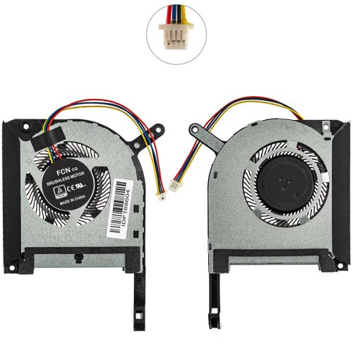 Вентилятор GPU для ASUS FX505GM/FX506LU/FA506IV/FX705GM, 13NR00S0M12011 (кулер) Original